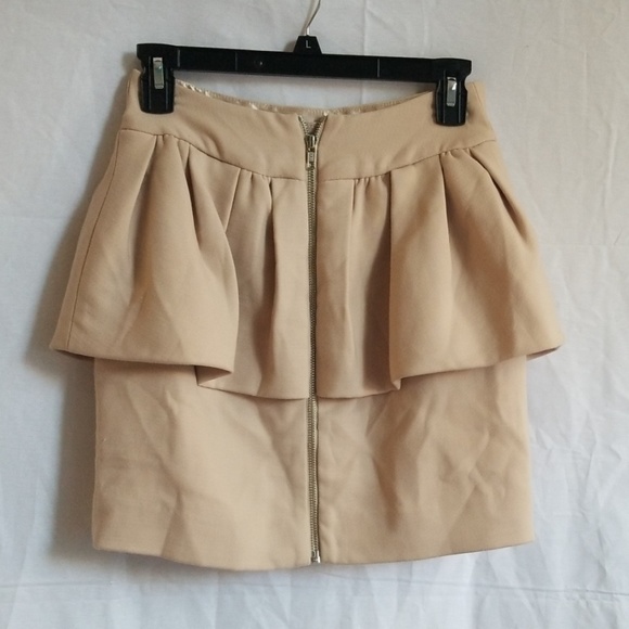 Milly Mini Peplum Skirt Sz 0 - Picture 3 of 6